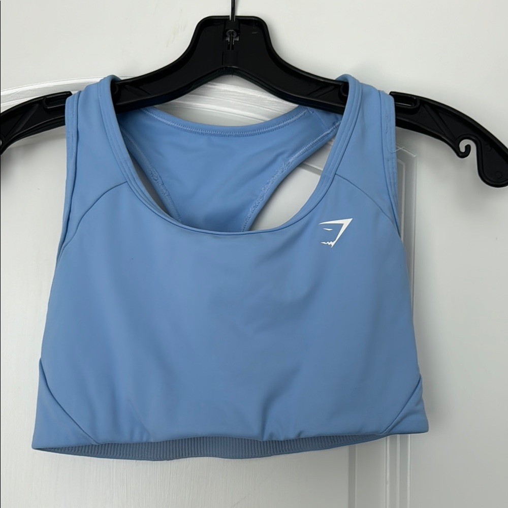 Gymshark Blue Racerback Sports Bra